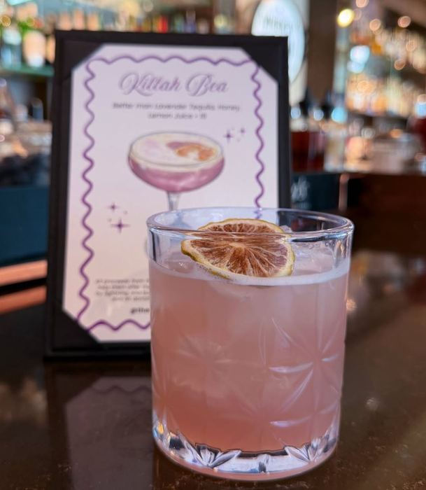 The Killah Bea cocktail at the bar